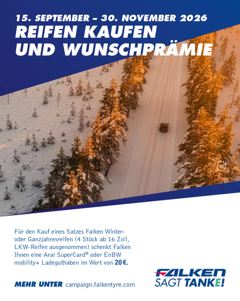 Buy Falken tyres and secure your choice of reward