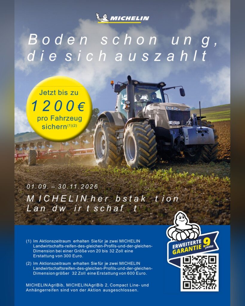 Michelin Autumn Promotion: Agriculture